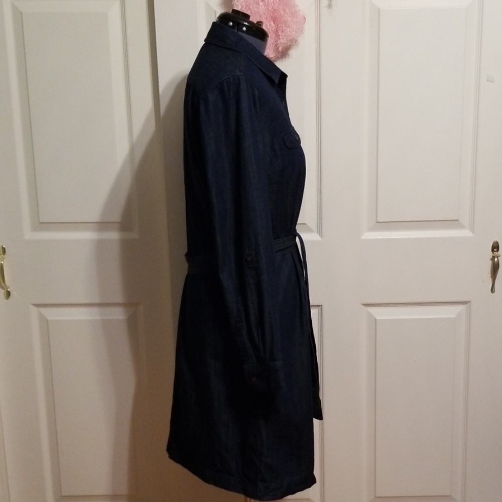 Laura Scott Denim Dress  NWOT - Picture 3 of 8